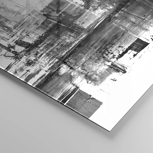 Glass picture - Grey is Beautiful - 100x40 cm