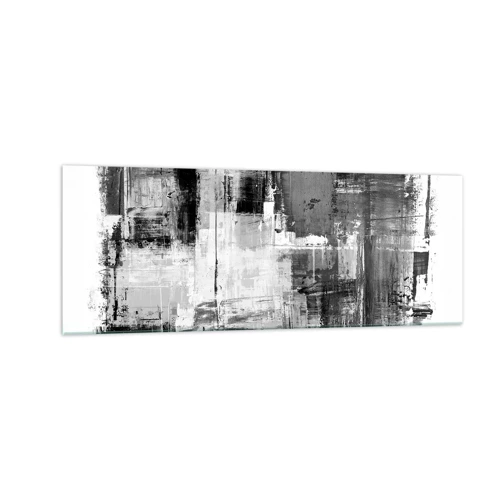 Glass picture - Grey is Beautiful - 140x50 cm