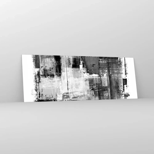 Glass picture - Grey is Beautiful - 140x50 cm