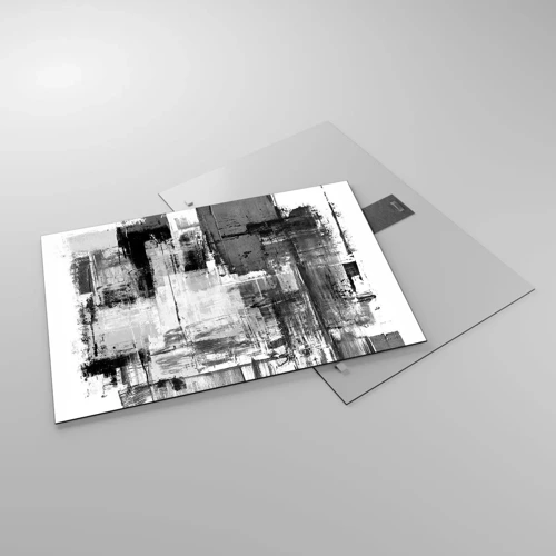 Glass picture - Grey is Beautiful - 70x50 cm