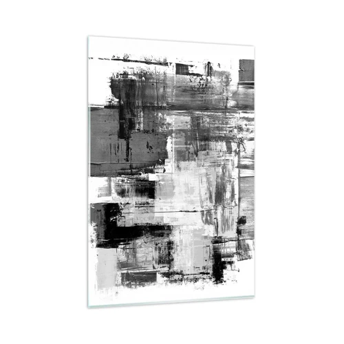 Glass picture - Grey is Beautiful - 80x120 cm