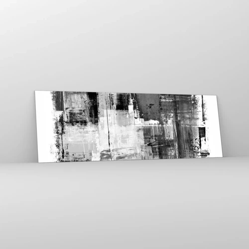 Glass picture - Grey is Beautiful - 90x30 cm