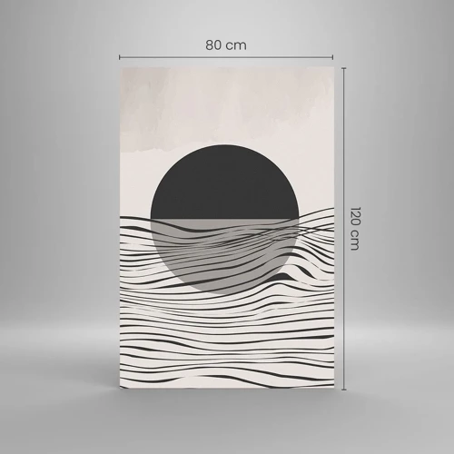 Glass picture - Half Composition - 80x120 cm