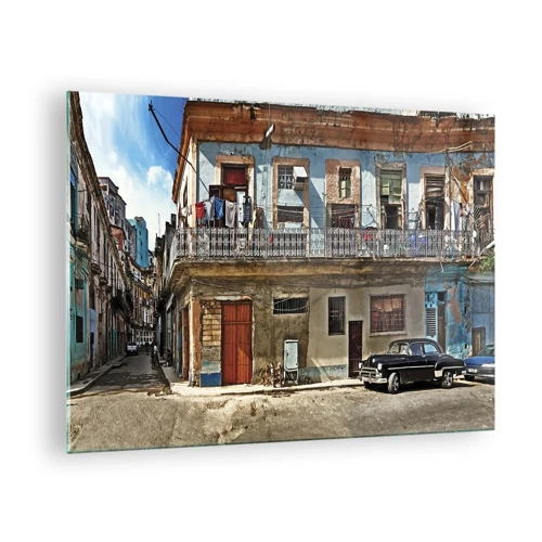 Glass picture - Havana Style - 70x50 cm