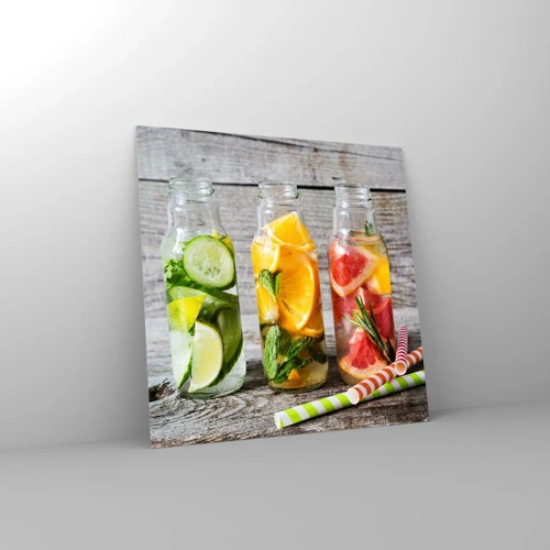 Glass picture - Healthy by Nature - 70x70 cm