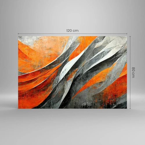 Glass picture - Heat and Coolness - 120x80 cm