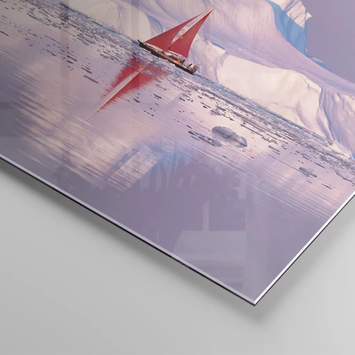 Glass picture - Heat of the Sail, Cold of the Ice - 160x50 cm