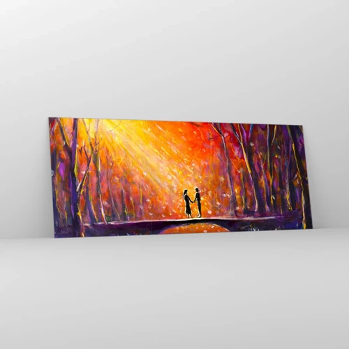 Glass picture - Heaven Loves Them Too - 100x40 cm
