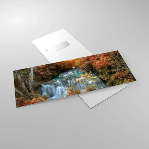 Glass picture - Hidden Forest Treasure - 100x40 cm