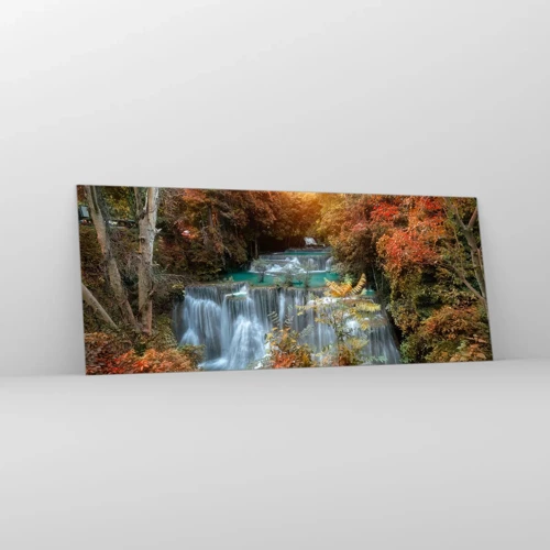 Glass picture - Hidden Forest Treasure - 100x40 cm