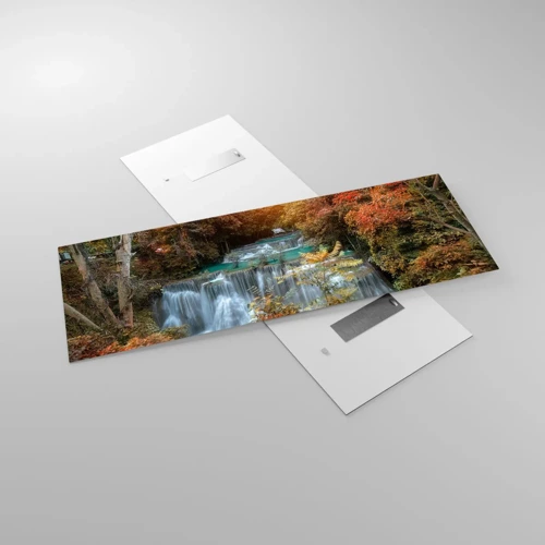 Glass picture - Hidden Forest Treasure - 140x50 cm