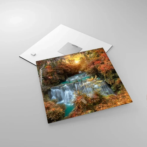 Glass picture - Hidden Forest Treasure - 30x30 cm