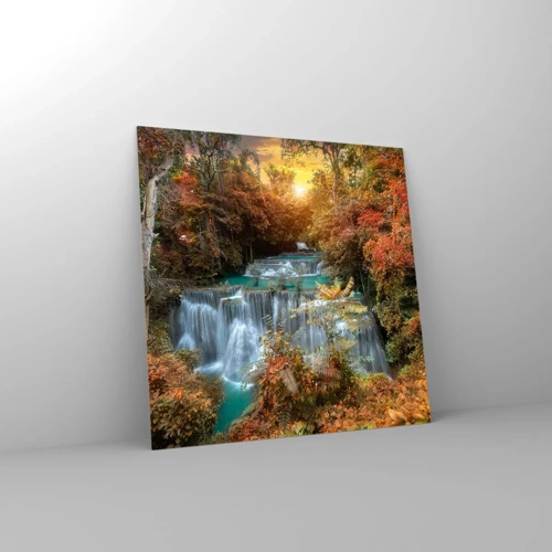 Glass picture - Hidden Forest Treasure - 30x30 cm