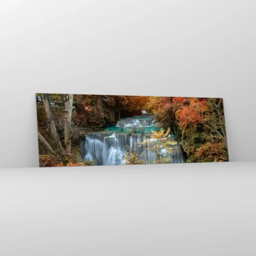 Glass picture - Hidden Forest Treasure - 90x30 cm