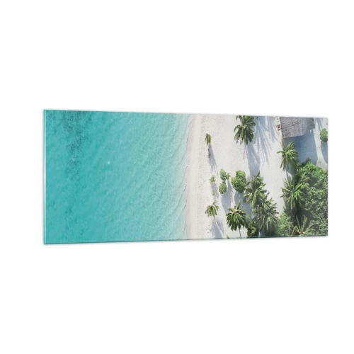 Glass picture - Holidays in Paradise - 100x40 cm