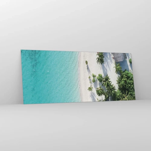 Glass picture - Holidays in Paradise - 120x50 cm