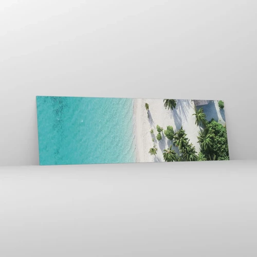Glass picture - Holidays in Paradise - 160x50 cm