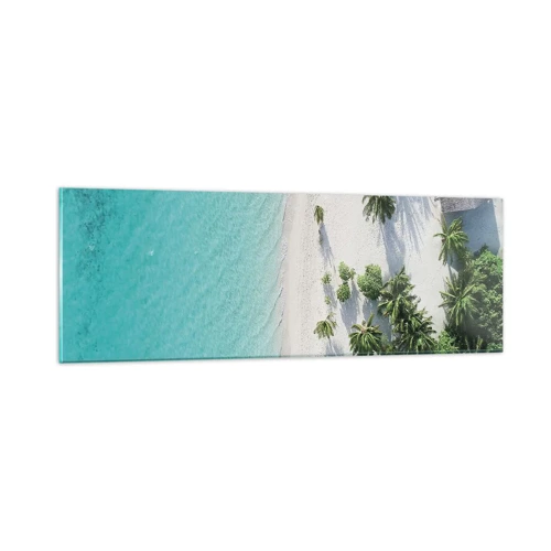 Glass picture - Holidays in Paradise - 90x30 cm