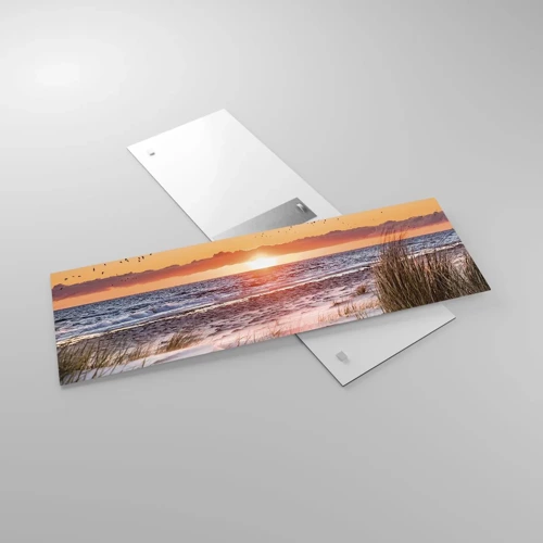 Glass picture - Horizontal Landscape - 90x30 cm