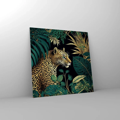 Glass picture - Host in the Jungle - 70x70 cm