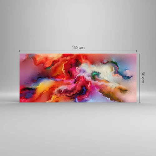 Glass picture - How to Catch Dreams - Smoke - 120x50 cm