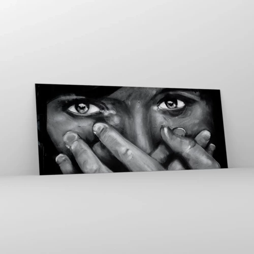 Glass picture - I Won't Tell Who Painted It - 120x50 cm