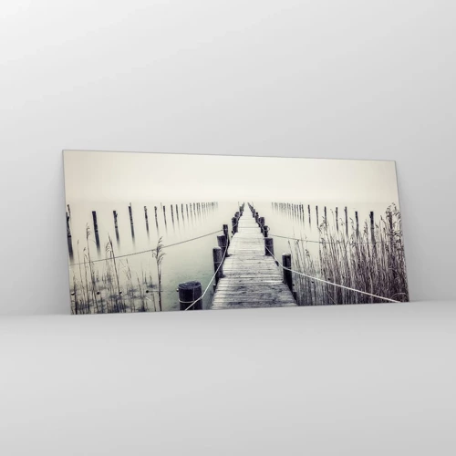 Glass picture - Immerse Yourself in Peace - 120x50 cm