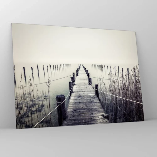 Glass picture - Immerse Yourself in Peace - 70x50 cm