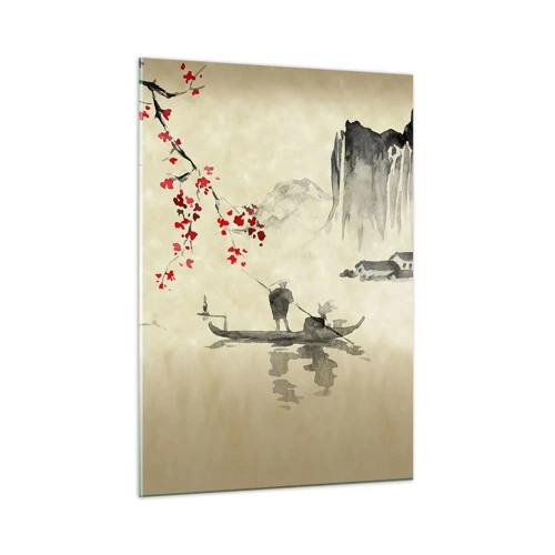 Glass picture - In Cherry Blossom Country - 50x70 cm