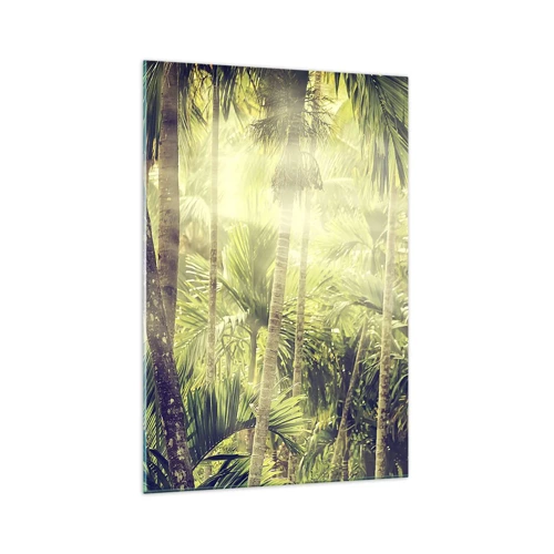 Glass picture - In Green Heat - 70x100 cm