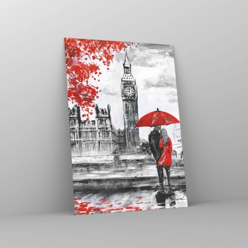 Glass picture - In Love with London - 50x70 cm