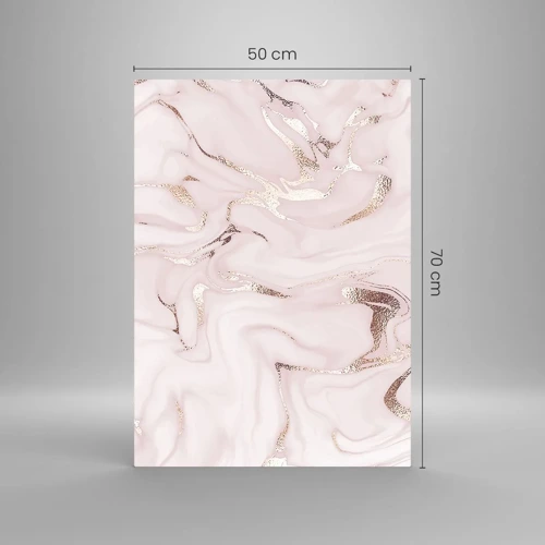 Glass picture - In Pink - 50x70 cm