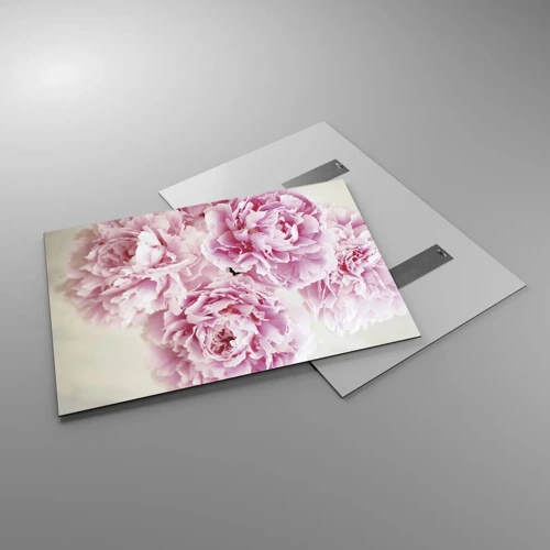 Glass picture - In Pink  Splendour - 100x70 cm
