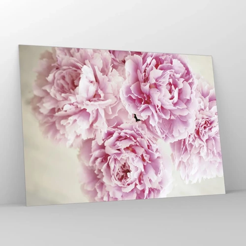 Glass picture - In Pink  Splendour - 100x70 cm