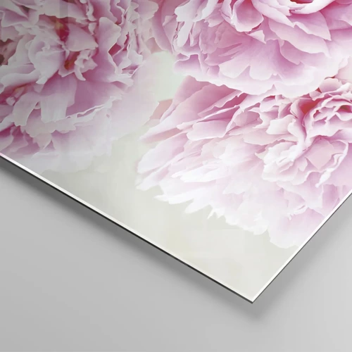 Glass picture - In Pink  Splendour - 100x70 cm