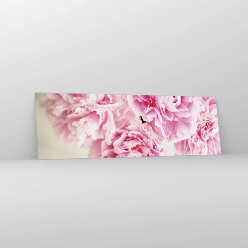 Glass picture - In Pink  Splendour - 160x50 cm