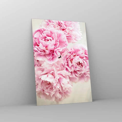 Glass picture - In Pink  Splendour - 50x70 cm