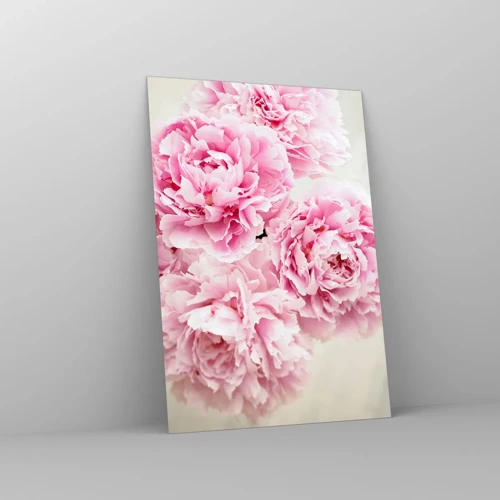 Glass picture - In Pink  Splendour - 70x100 cm