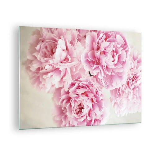 Glass picture - In Pink  Splendour - 70x50 cm