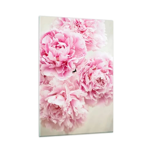 Glass picture - In Pink  Splendour - 80x120 cm