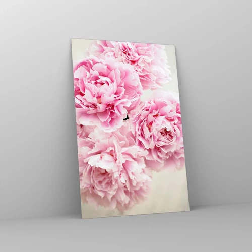 Glass picture - In Pink  Splendour - 80x120 cm