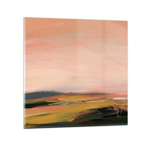 Glass picture - In Pink Tones - 50x50 cm