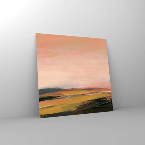 Glass picture - In Pink Tones - 50x50 cm