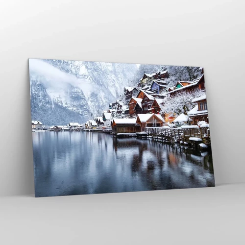 Glass picture - In Winter Decoration - 120x80 cm