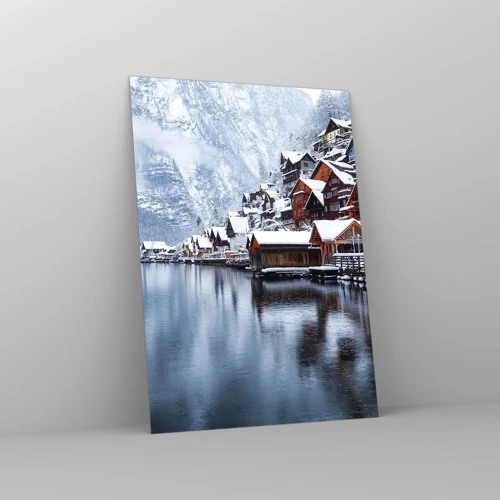 Glass picture - In Winter Decoration - 50x70 cm