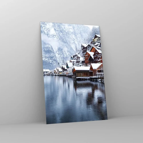 Glass picture - In Winter Decoration - 80x120 cm