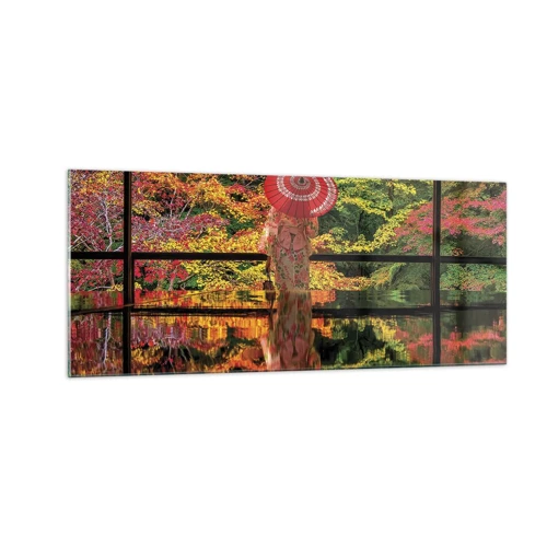 Glass picture - In a Temple of Nature - 100x40 cm