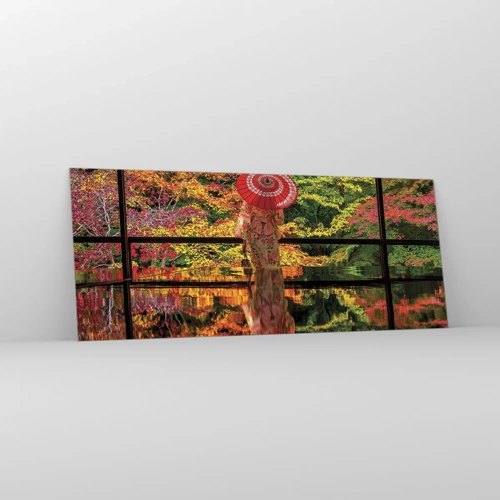Glass picture - In a Temple of Nature - 100x40 cm