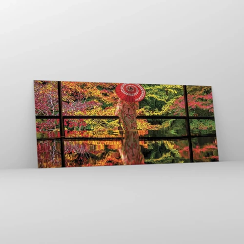 Glass picture - In a Temple of Nature - 120x50 cm