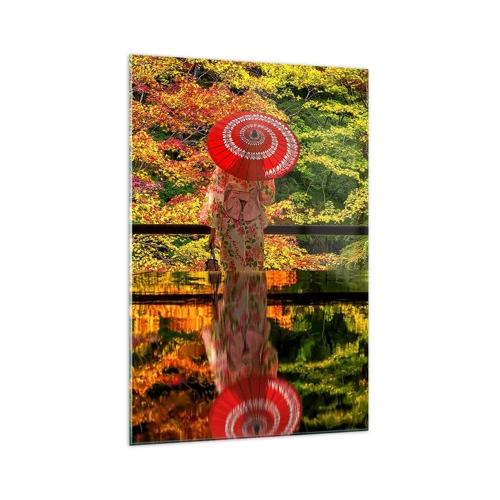 Glass picture - In a Temple of Nature - 70x100 cm